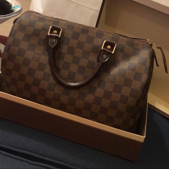 Louis Vuitton Handbags - Louis Vuitton Damier Ebene Speedy 30
